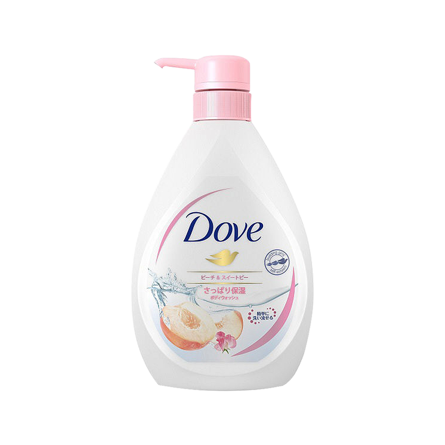 unilever 联合利华 多芬 压泵式高保湿沐浴露|桃子&甜豌豆香 500g