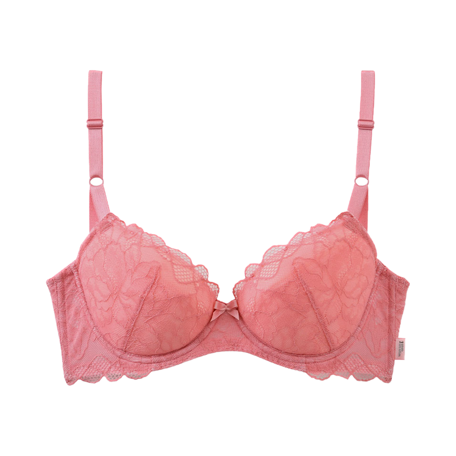 sarah collection 升杯聚拢蕾丝文胸|蜜桃粉 c75