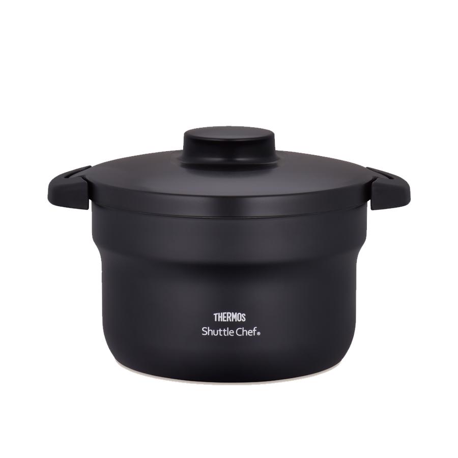 thermos 膳魔师 真空保温炖煮锅 3-5人用 kbj-3000 黑色 2.8l