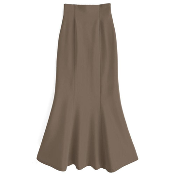 GRL 开衩美人鱼裙 灰褐色 M 品番:dk988(一件包邮)