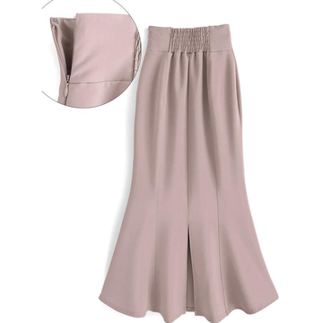 GRL 开衩美人鱼裙 灰褐色 M 品番:dk988(一件包邮)