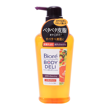 biore 碧柔 花王碧柔 沐浴露 橙 玫瑰果混合香型 400ml