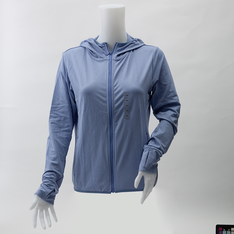 uniqlo 优衣库 airism防紫外线透气防晒衣 湖蓝 l