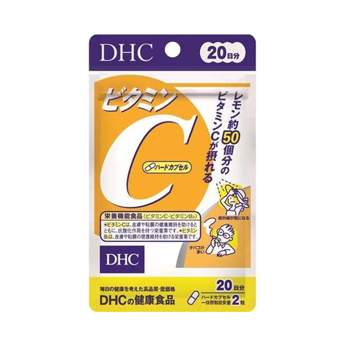 DHC 蝶翠诗 新版维生素C硬胶囊 20日量 40粒（新旧包装随机发）