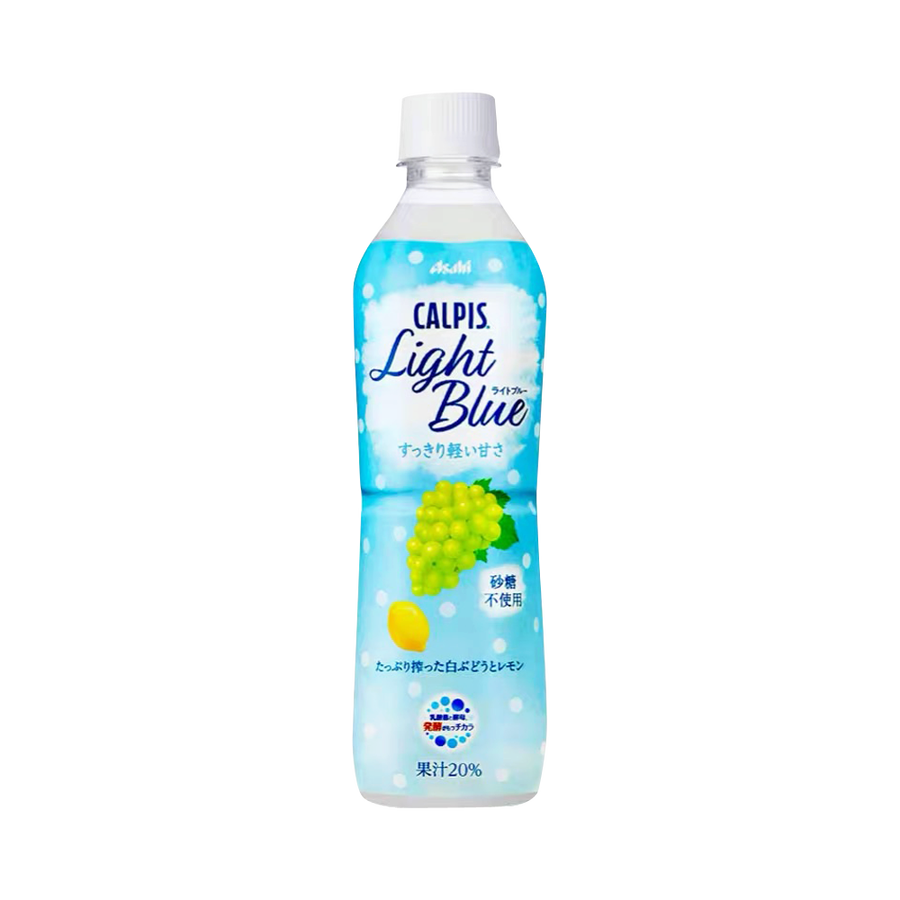 asahi朝日可尔必思lightblue瓶装白葡萄果汁饮料500ml