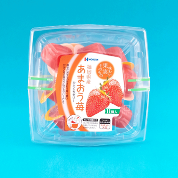 hokusin 北辰食品 福冈甘王草莓果汁一口果冻 11个/盒