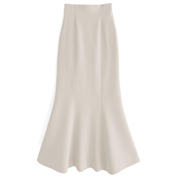 GRL 开衩美人鱼裙 灰褐色 M 品番:dk988(一件包邮)