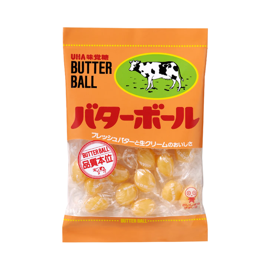 uha 味觉糖 经典浓香黄油球糖果 104g