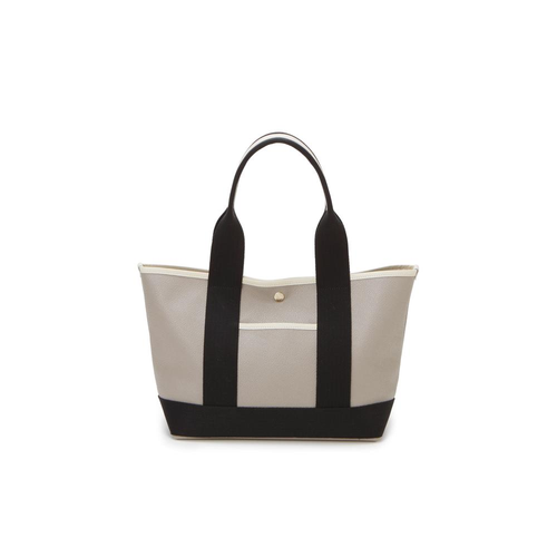 Breath TOPKAPI 苏格兰纹理 A4 手提包 灰褐色