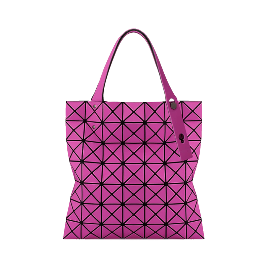 issey miyake 三宅一生 baobao prism frost 光亮磨砂7×7格手提包