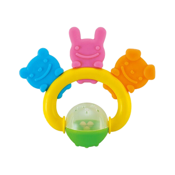 richell 利其尔 可爱动物磨牙玩具 三只动物 1个