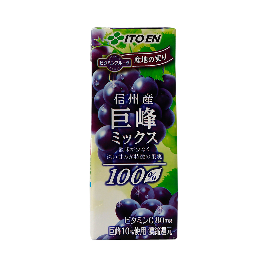 自营itoen 伊藤园 维他命信州产巨峰葡萄汁 200ml