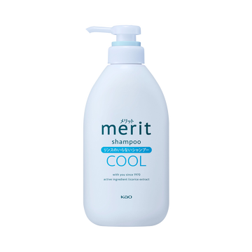 KAO 花王 Merit洗护合一清凉洗发水 薄荷香 450ml