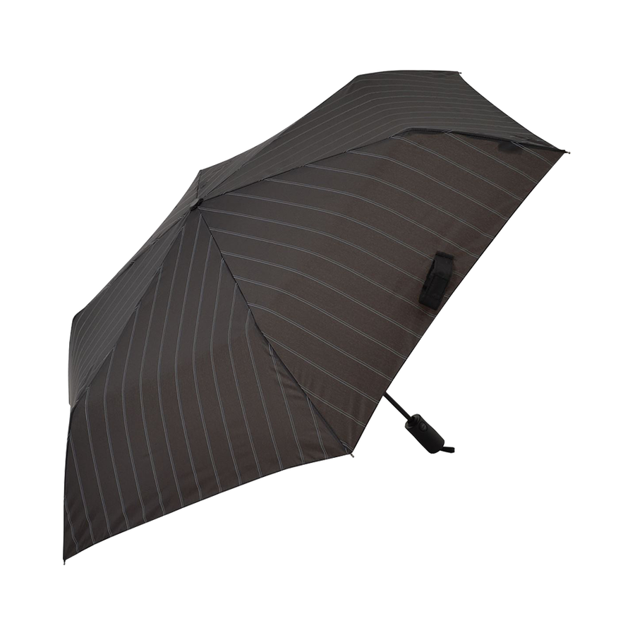 nifty colors 竖条纹晴雨两用迷你折叠自动伞 黑色 58cm 1把