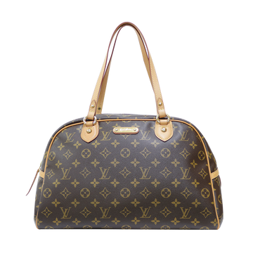 【古着】louis vuitton 路易威登 montorgueil老花单肩包 gm大号(pvc